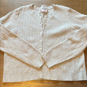 Old Navy Women's light gray Cardigan Sweater